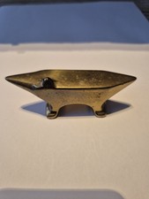 MINIATURE ENCLUME DE BIJOUTIER EN LAITON MASSIF