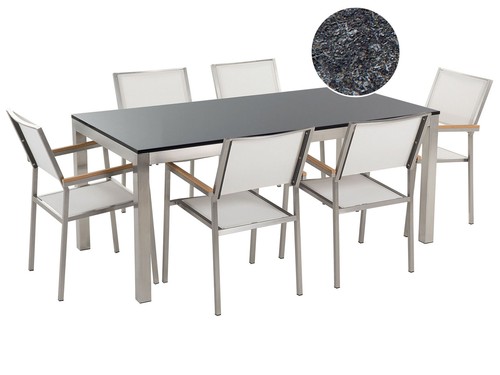 Table jardin 6 chaises - de,