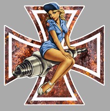 CROIX DE FER ROUILLE 7,5cm