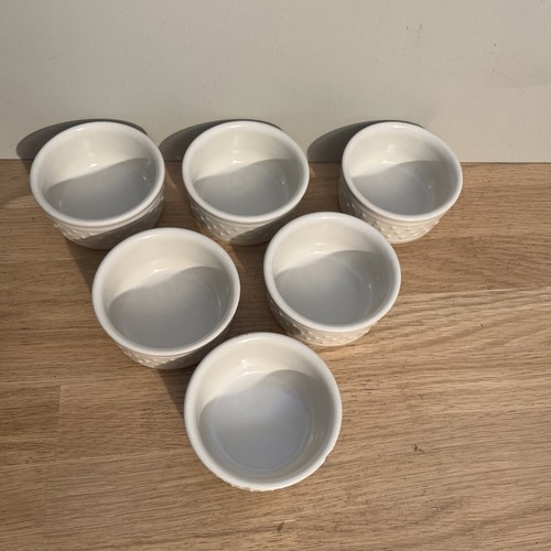 Lot ramequins blanc - lot, 6