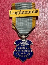 Médaille - LYON 1ère Société des anciens militaires - Lyon 1822 TTB très Rare