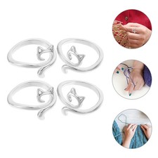  4 Pcs Bague Au Crochet