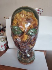 Marotte Tête En Verre Rempli