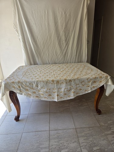 Grande nappe ovale blanc - grande,