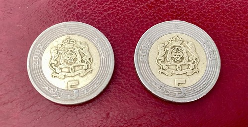 Maroc afrique lot pièces - lot, 2