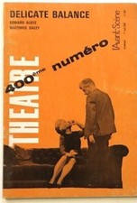 (THEÂTRE) L'Avant-Scène. DELICATE BALANCE, 1968
