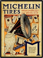 1917 Michelin Tires NEW Metal