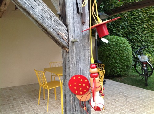 Lustre abeille en bois pour - "abeille,