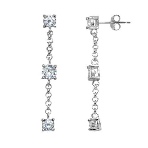 Rond zircone longue goutte - zircone,