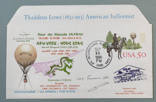 Concorde fdc tour - fdc, du