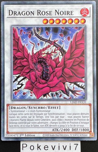 Carte dragon rose - carte,