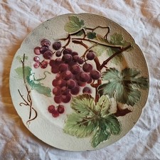 Assiette Décor Raisins En