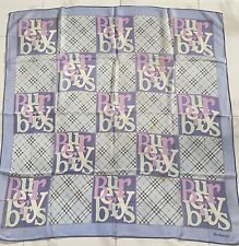 Foulard/Shawl/Schal★BURBERRYS★En soie 100%-roulotté main 26 g★Silk SCARF