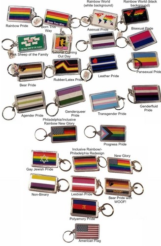Lgbtq keyring rainbow gay - lgbtq,