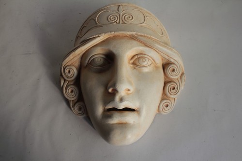 Masque mural visage femme