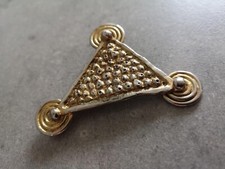 Broche géométrique métal doré Césarée Paris