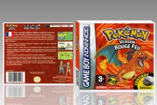 Boitier du jeu POKEMON VERSION ROUGE FEU. GAME BOY ADVANCE. PAL FR. SANS LE JEU.