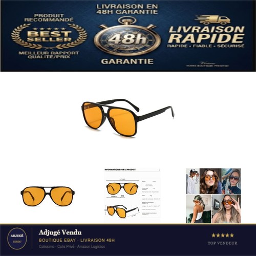 Lunettes soleil pilote - soleil,