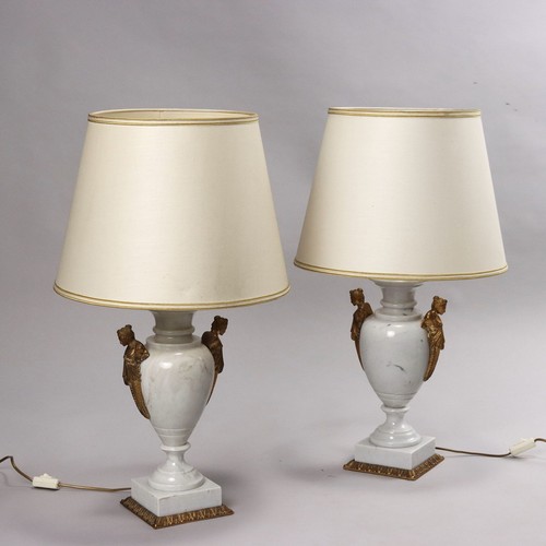 Paire lampes vintage en - paire,