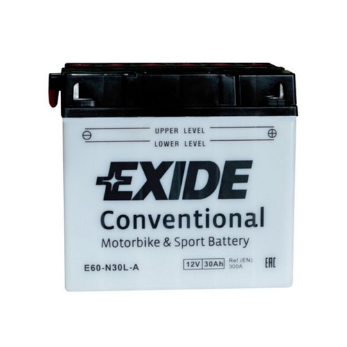 Batterie moto exide e60 - exide, e60-n30l-a