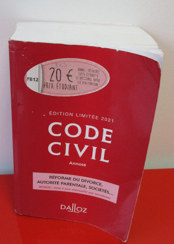 Code civil annoté - code, edition