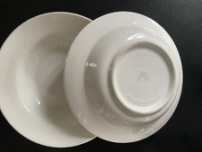 Habitat Lot 2 Grands Saladiers En Porcelaine Blanc