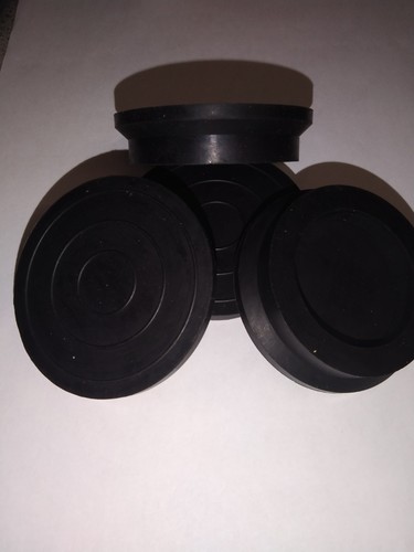 Patins caoutchouc noir pied - 4x,