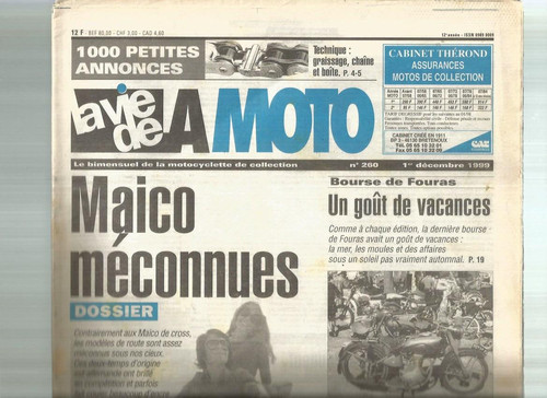 Vie moto n 260 cyclo - vie, de
