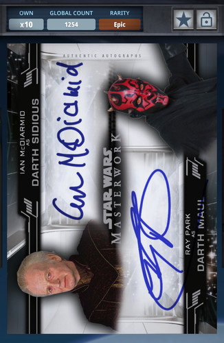 Topps star wars card trader - card,