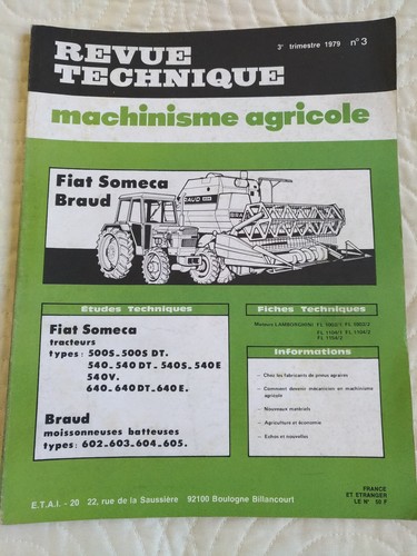 Tracteur fiat someca - tracteur, 500s