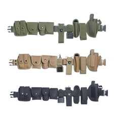 Kit Ceinture Tactique 9 Sacs Ceinture Chasse Militaire Outdoor Molle Ceintures