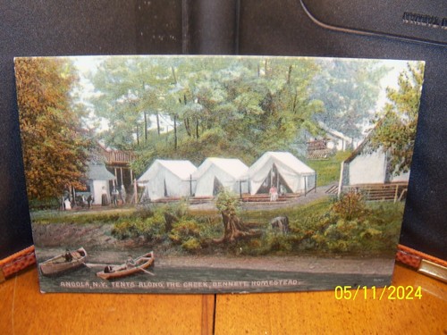 1908 tents along creek bennett - 1908,