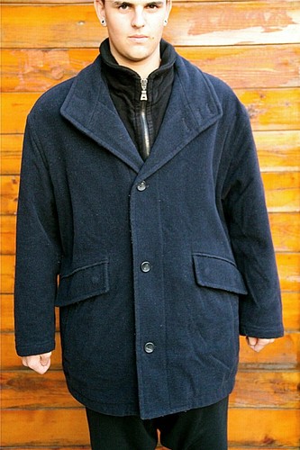 Manteau caban marine hugo boss - manteau,