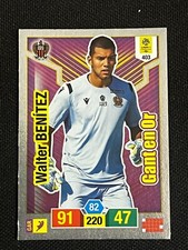 PANINI ADRENALYN XL FOOT 2019/2020 CARTE GANT EN OR WALTER BENITEZ NICE # 403