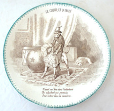 ASSIETTE SARREGUEMINES