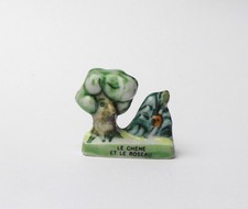 - Fève Auchan  le chêne et le roseau   Fables de La Fontaine