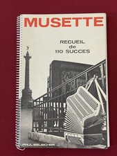 Livre Partition Musique ancien Recueil De 110 Succès Musette 1953