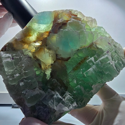 Cube fluorite fantôme - de,