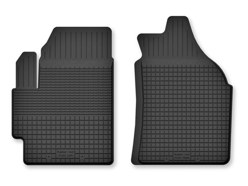 Tapis avant caoutchouc - , bac