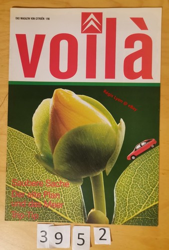 Voila 1986 magazine citroen - voila,