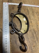 peson oval XIXe 80 Et 250  kilos outil ancien OLD TOOL  BALANCE  Chasse Réf N.5
