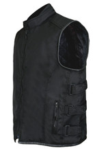 Veste Biker Pour Hommes Noire