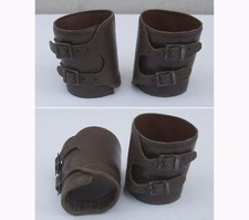 Guêtres de protection en cuir