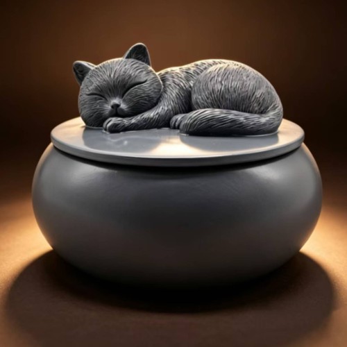 Urne cendres chat design - cendres,