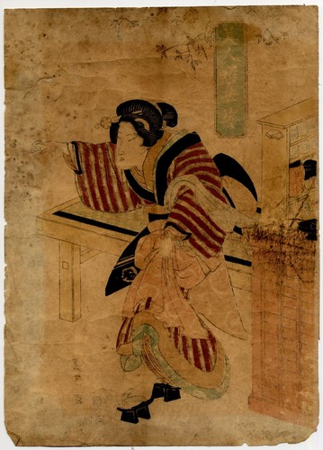 Estampe japonaise originale - uw,