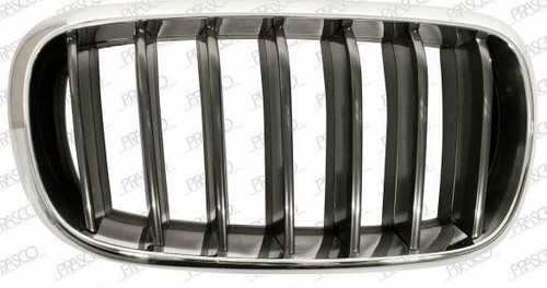 Noir chrome droit grille - noir,