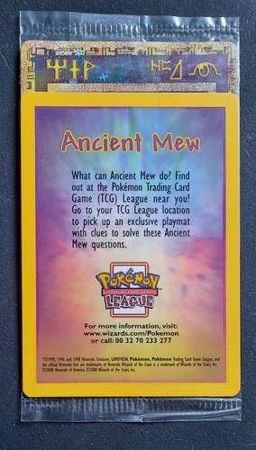 Carte pokémon ancient mew - pokémon,