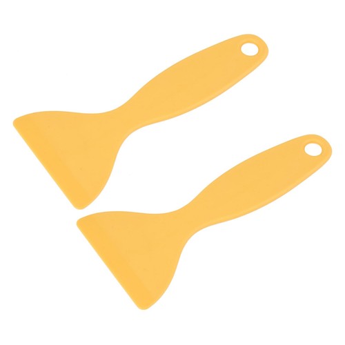 2pcs jaune plastique 9cm - jaune, 5.9cm