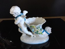 Vase Cornet Barbotine Ancien