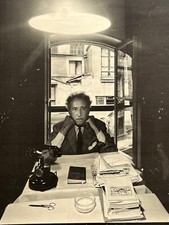 JEAN COCTEAU Portrait ARNOLD NEWMAN Photo Argentique PHOTOGRAPHIE 1960